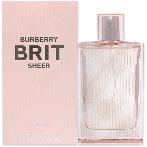 eau de toilette burberry brit sheer|Burberry Brit perfume 3.3 oz.